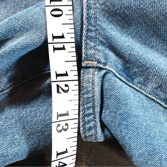 MADEWELL The Curvy Perfect Vintage Wide Leg Crop Jean Size 27 Wide Leg Raw Hem - Picture 12 of 12